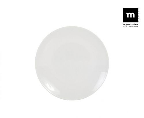 Prato Sobremesa 20cm Monaco Ivory Brilho — referência B26104