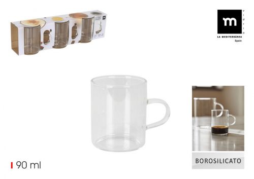 Set3 Copos De Borosilicato La Mediterranea — referência BY03030478386