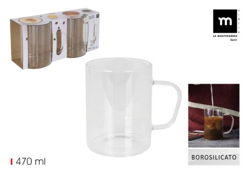 Set2 Copos De Borosilicato La Mediterranea