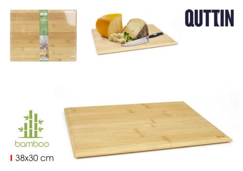 Tabua De Cortar E Servir Em Bambu Quttin — referência BQ01018678614