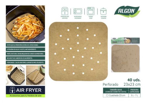 144 Base De Papel Para Airfryer Algon — vista 1