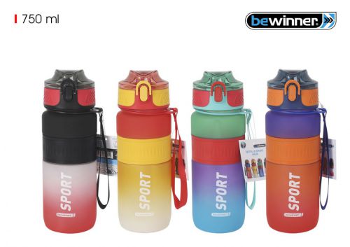 Garrafa De Agua Desportiva Multicolorida Bewinner — vista 1