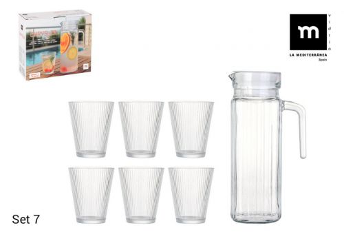 Conjunto Prj: Jarra De 1 Litro + 6 Copos Chrysler