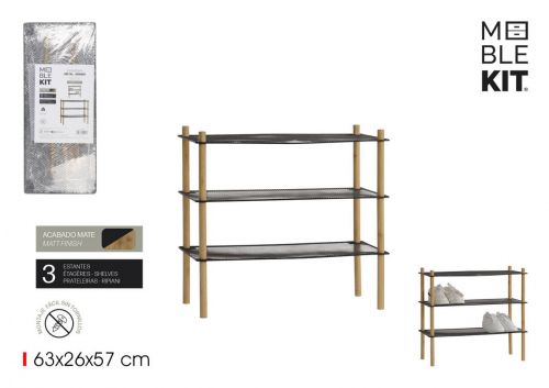 Estanteria Metalbambu Moblekit — referência BY01094079047
