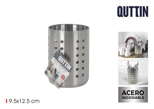 Lata De Talheres De Aço Quttin — vista 1
