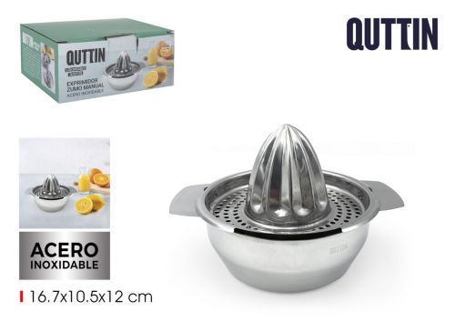 Espremedor De Sumos Manual Em Aço Quttin