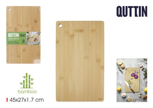 Placa De Corte Bambu Quttin