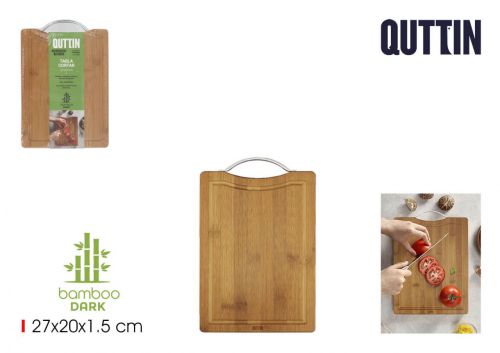 Placa De Corte Bambu Quttin