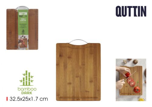 Placa De Corte Bambu Quttin — vista 1