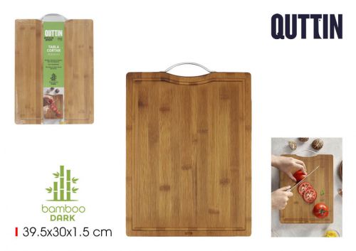 Placa De Corte Bambu Quttin