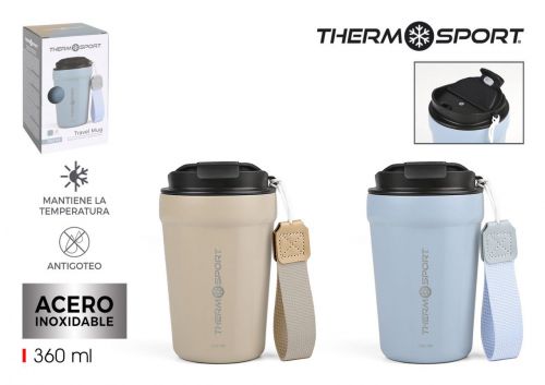 Caneca De Viagem Em Aço Thermosport — vista 1