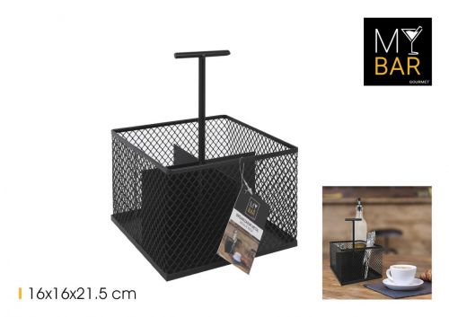 Organizador De Utensilios De Mesa Em Metal My Bar — referência BY01011078709