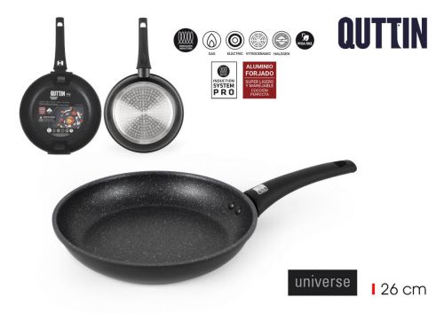 Frigideira De Induçao Em Aluminio Forjado Quttin — vista 1