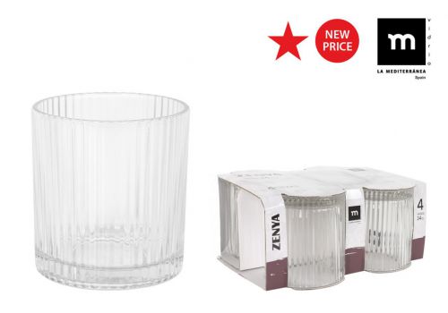 Conjunto De 4 Copos Zenya De 340 Cc — vista 1