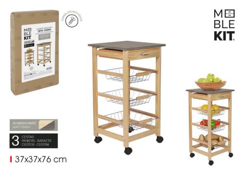 Carrinho De Cozinha Moblekit — referência BY05014079196