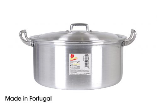Caçarola De Alumínio Com Alças E Tampa 24 Cm 5 L — referência 7631001024R