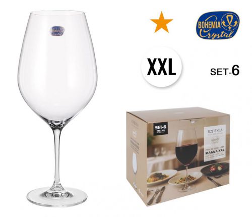 R26 Jogo De 6 Taças De Vinho 1l Magna Xxl