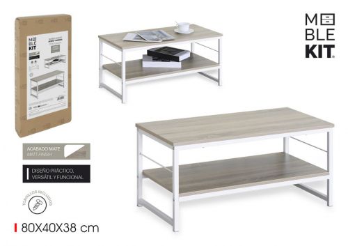 Mobiliario Auxiliar De Madeira E Metal Moblekit