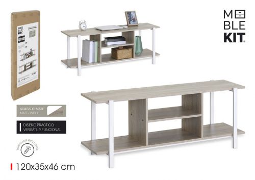 Estantes De Madeira E Metal Moblekit