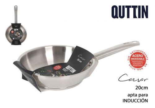 Frigideira Industrial De Aço Inoxidável 20cm/07mm — referência QT-2692120