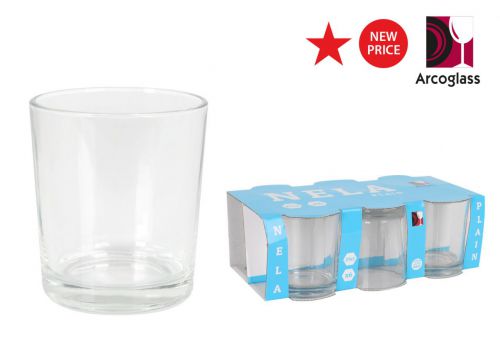 Conjunto De 6 Copos De 290 Cc Nela Plain — referência 943110BK