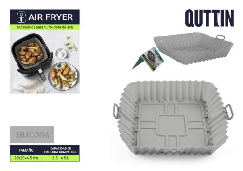 Base De Silicone Air Fryer Quttin — vista 1