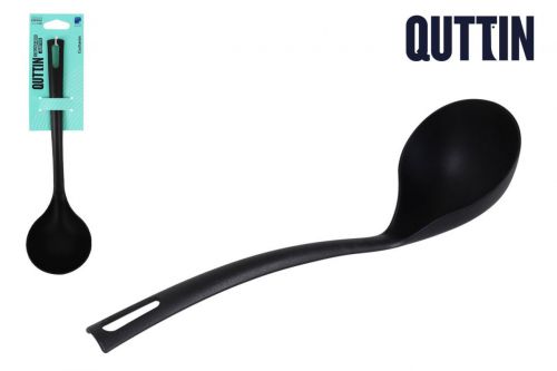 Colher De Nylon Prb 29x8cm Preta Quttin