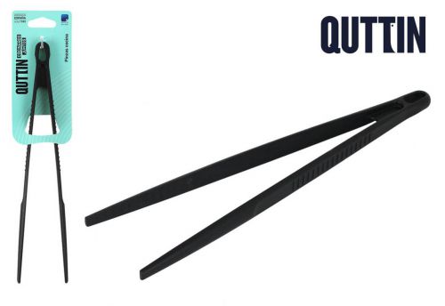 Pinça De Cozinha De Nylon Preta De 28 Cm Quttin — vista 1