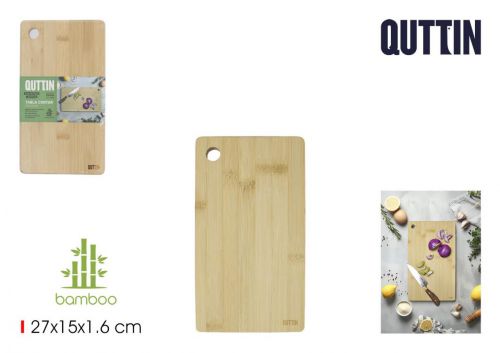 Placa De Corte Bambu Quttin — referência BQ01011578846