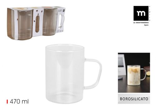 Set2 Copos De Borosilicato La Mediterranea
