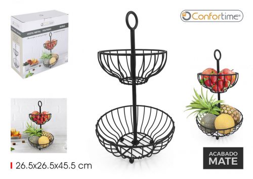 Cesta Organizador Met. Confortime — referência BY01011078538