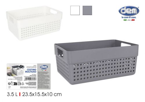 Cesto Multiusos 23.5x15.5x10cm Dem — vista 1