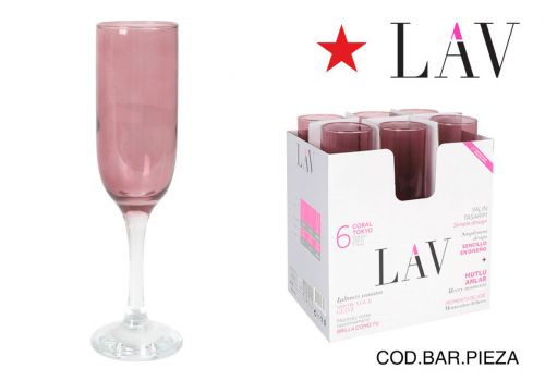 Ytok537.0195copa Champagne 210cc Cal.rosa — referência HP-RS22167