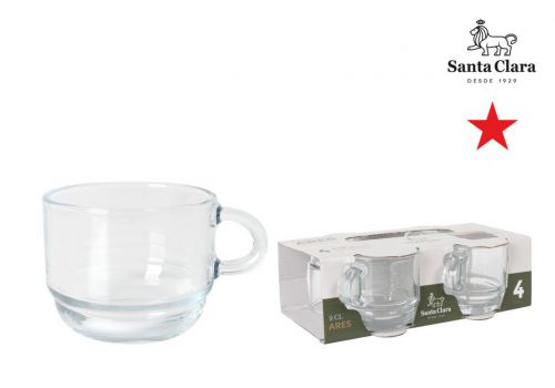 Ycoz409 Set 4 Tazas 9cl Café Apilab. Ares — vista 1