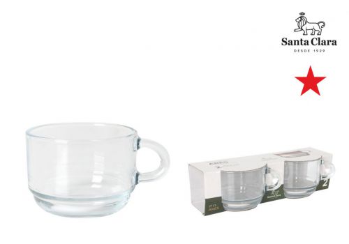 Y Coz427 Set2 Tazas 27cl Cafe/Leche Ares