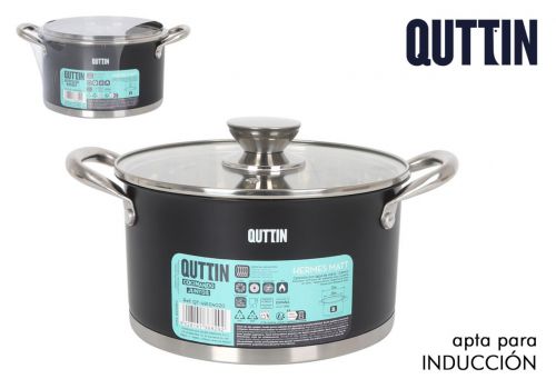 Caçarola Industrial De Aço Inoxidável De 20 Cm 3 — referência QT-49104020