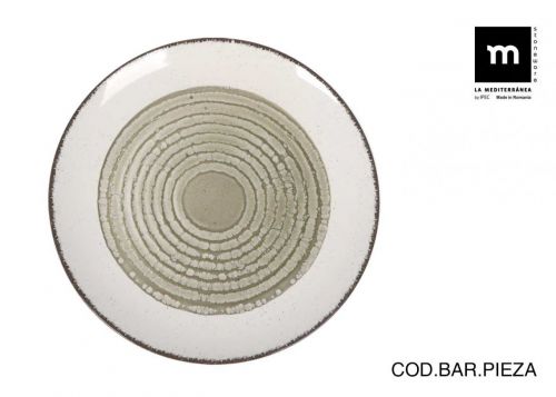 Prato Liso 26cm Occhio Monaco Gloss — referência B26100OC
