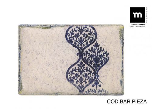 Prato Retangular 30x20cm Rhombus Elite Brilhante — referência RHB2500430