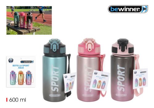 Garrafa De Agua Desportiva Multicolorida Bewinner