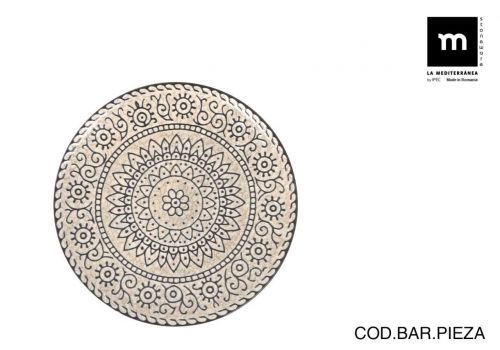 Prato De Sobremesa Brilhante Sole Monaco De 20 C — referência SLB26104