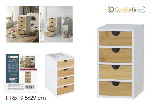 Gavetas De Arrumaçao Em Bambu Confortime