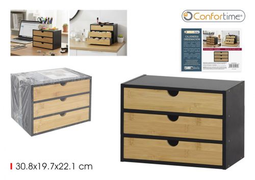 Gavetas De Arrumaçao Em Bambu Confortime — referência BY01018679464