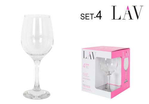 Set 4 Copas De Vinho 300 Cc Fame High — vista 1