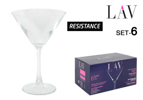 Conjunto De 6 Taças De Martini De 27cl Ilha