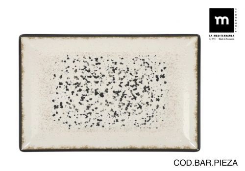 Prato Retangular 30x20cm Essentia Elite Brilhant — referência ESB2500430
