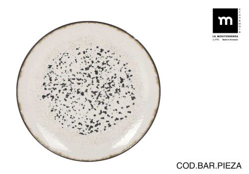 Prato Plano Brilhante Essentia Monaco De 26 Cm — referência ESB26100