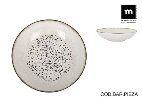 Prato Fundo 21cm Essentia Monaco Brilhante — referência ESB26102