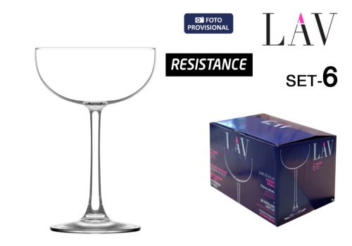 Conjunto De 6 Taças De Champanhe 23cl Ilha — referência 458ISL623F