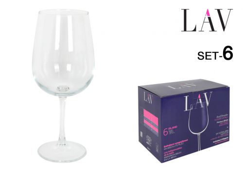 Conjunto De 6 Taças De Vinho 65cl Ilha