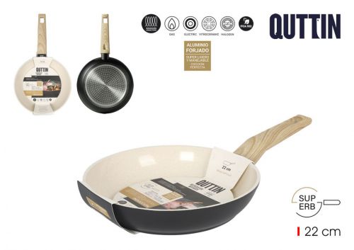 Frigideira 22cm Inducao Em Alumínio Forjado Quttin